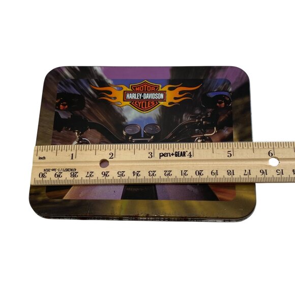 Vtg 2002 Harley Davidson Motorcycle Sealed Double Deck of Playing Cards Tin Case - Picture 3 of 4